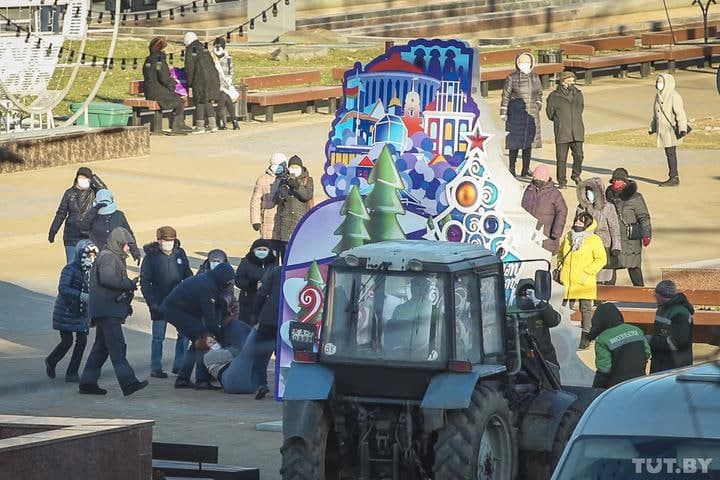 В Минске силовики разогнали марш пенсионеров, есть задержанные