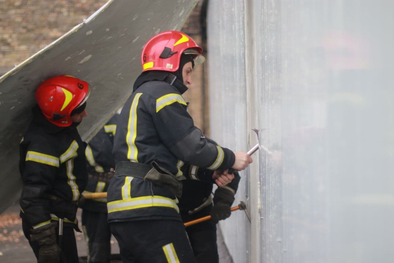 Пожежа на хлібзаводі у Києві