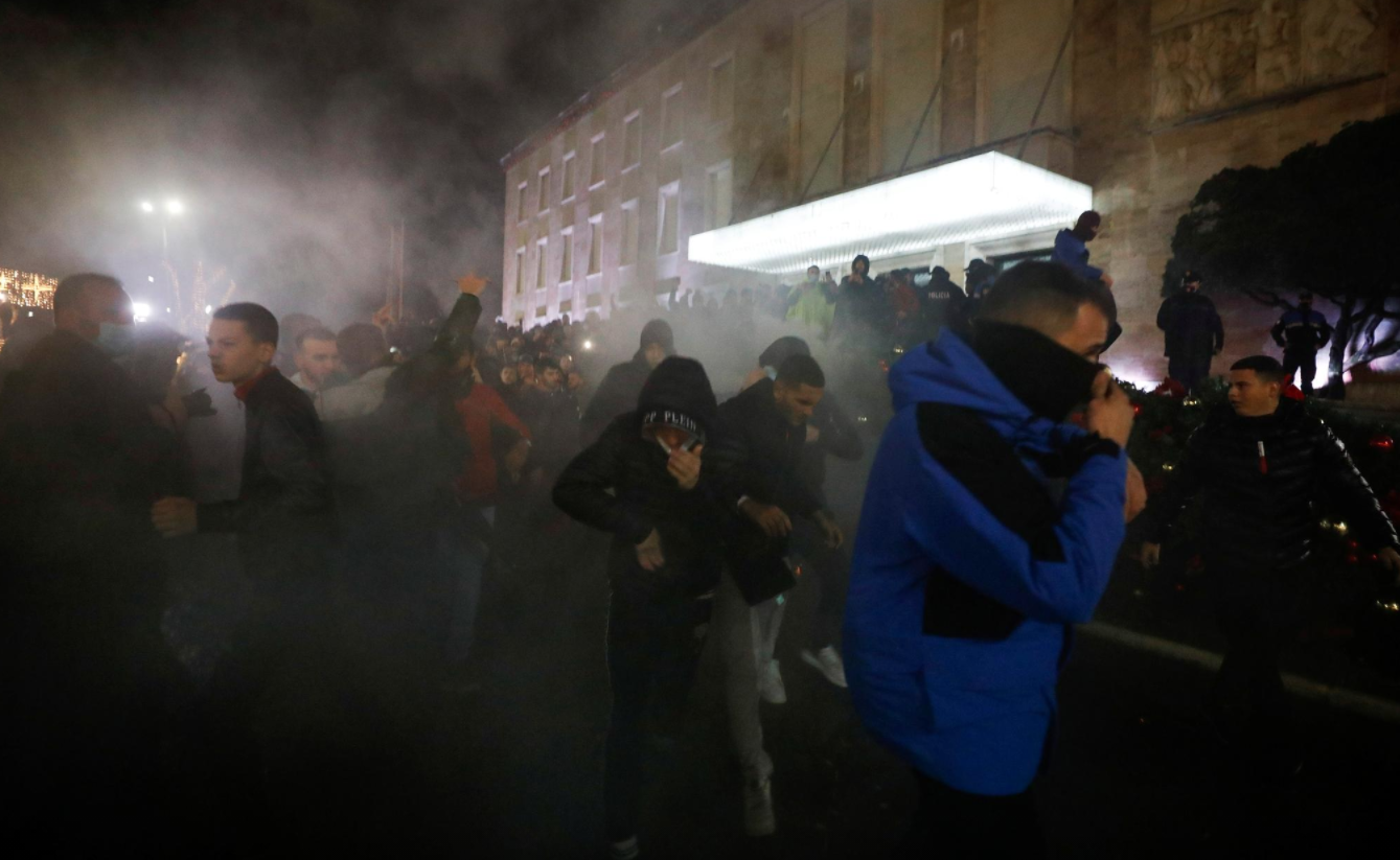 Протесты в Албании