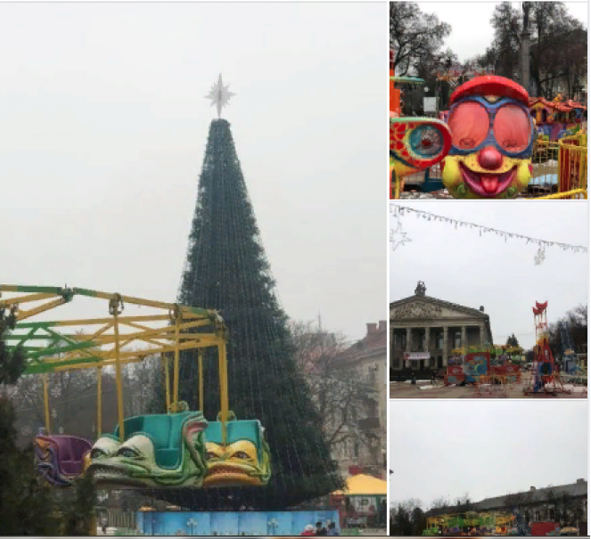 Новогодние и рождественские празднования в Тернополе