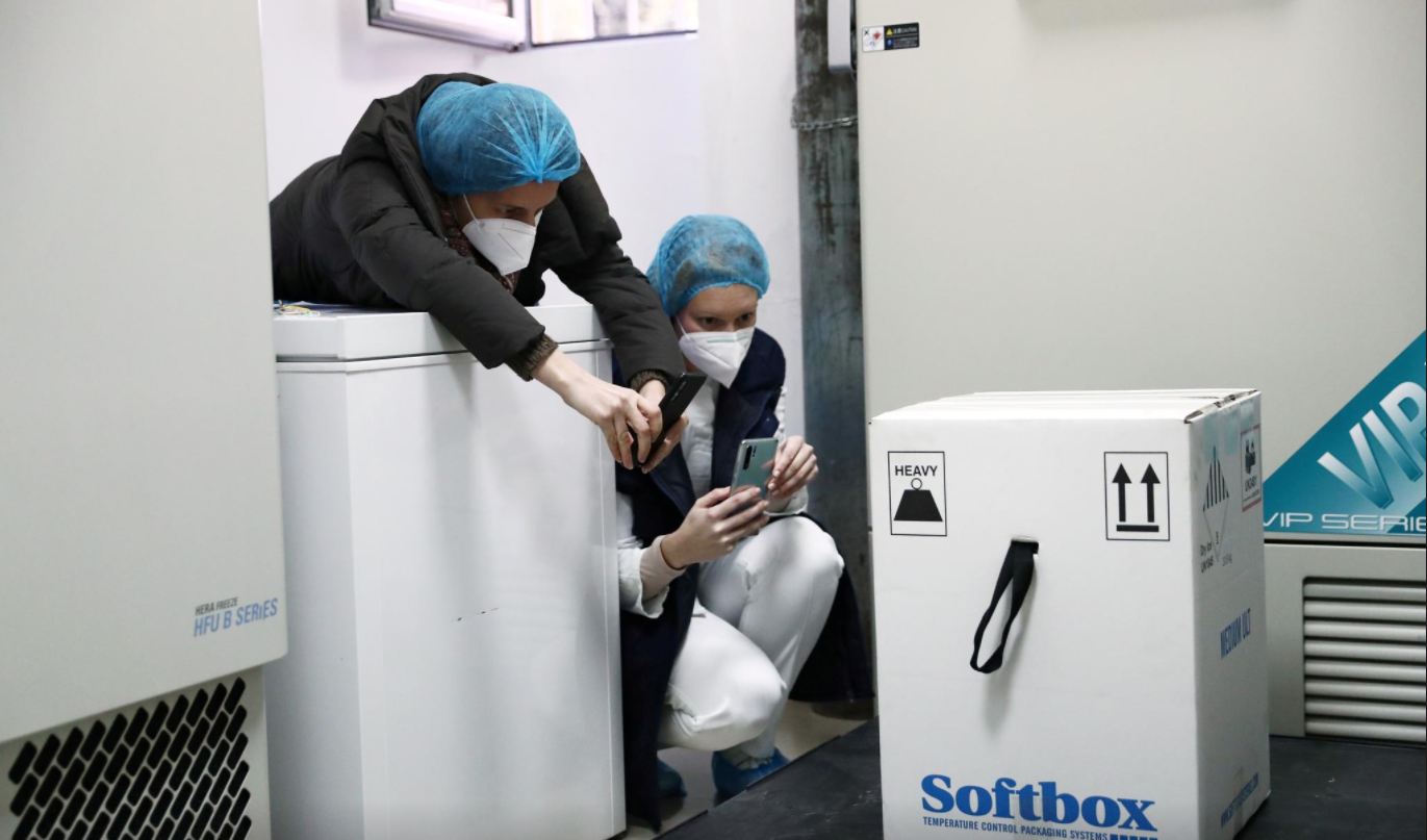 Транспортировка вакцины против коронавируса