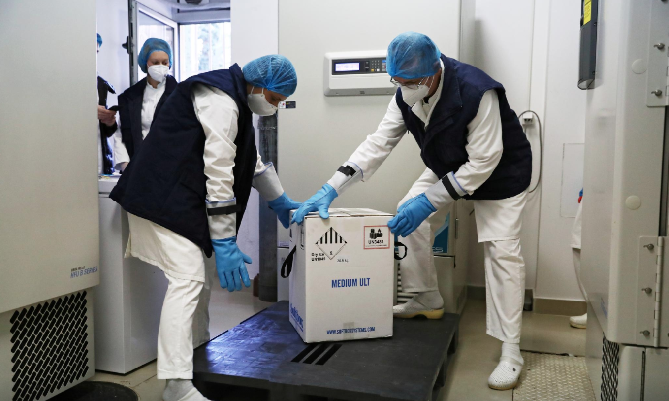 Транспортировка вакцины против коронавируса