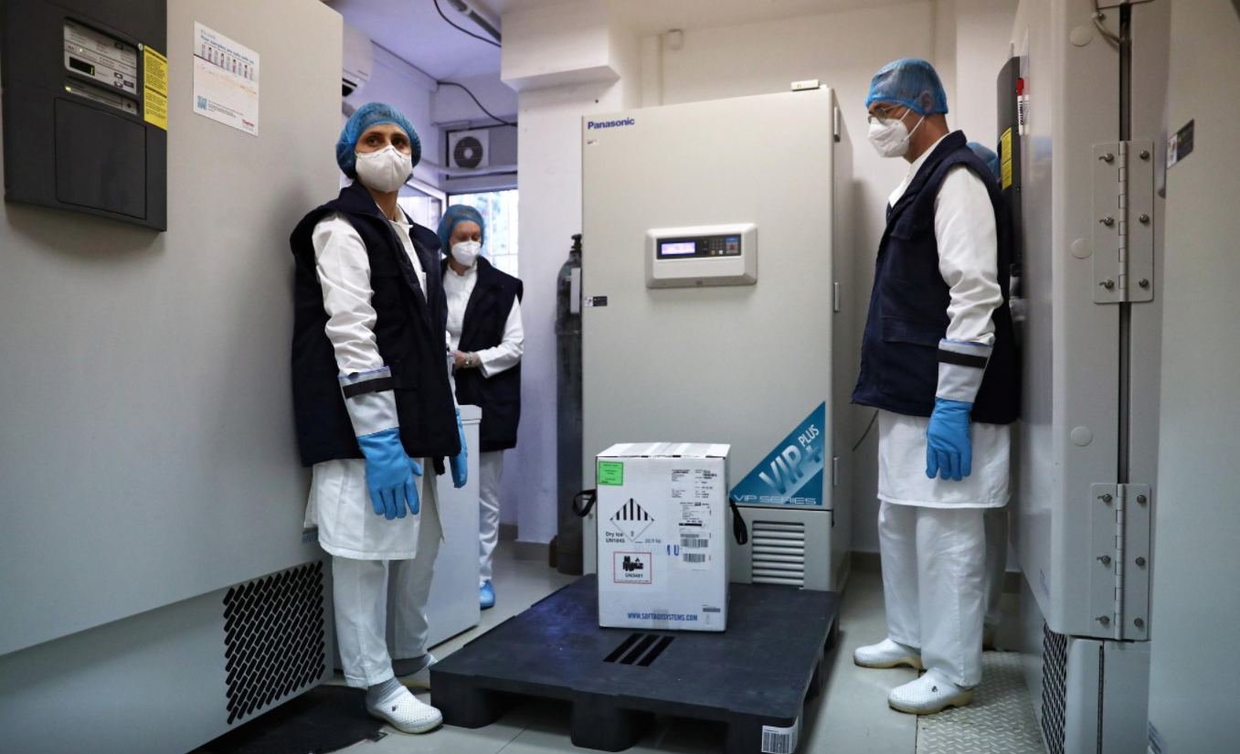 Транспортировка вакцины против коронавируса