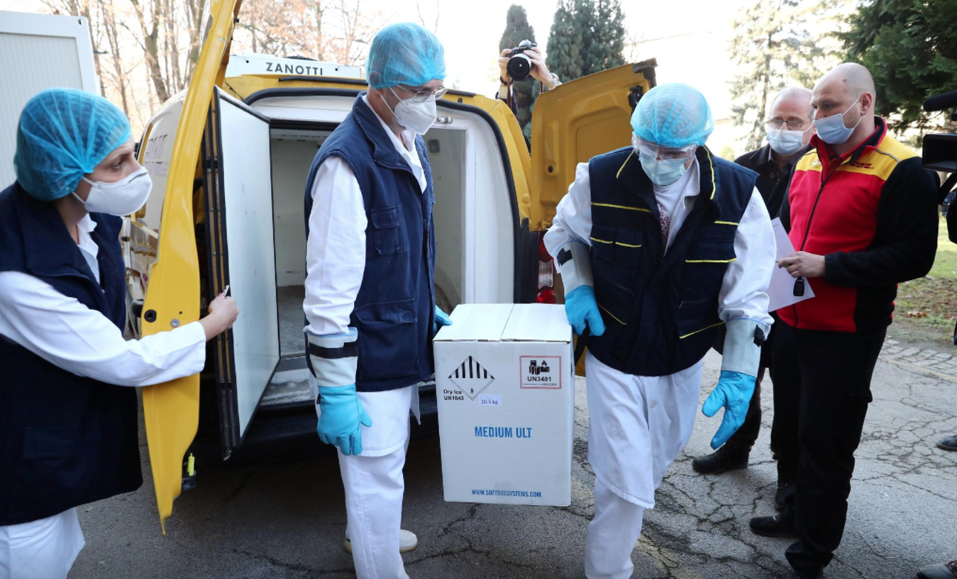 Транспортировка вакцины против коронавируса