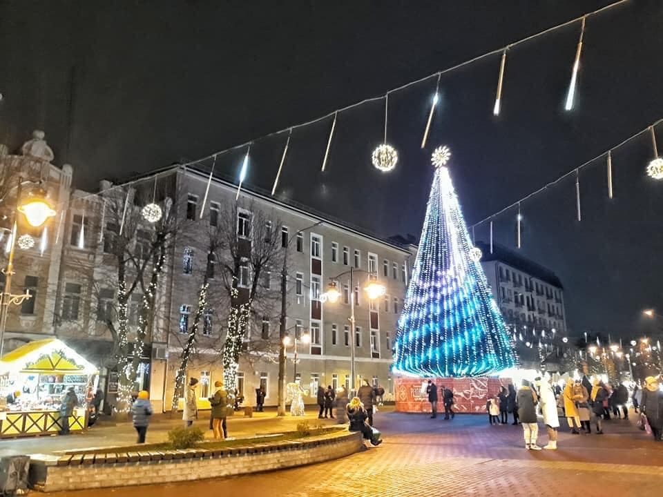 Новогодняя елка в Хмельницком