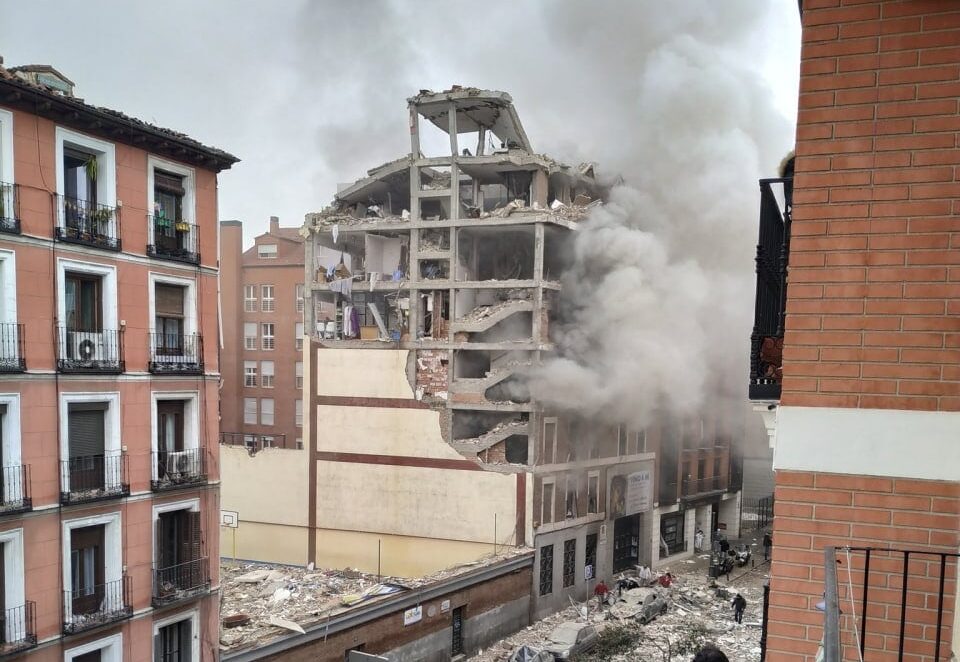 В центре Мадрида произошел взрыв: шесть человек пострадали