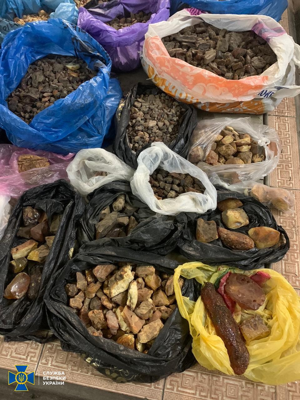 На Житомирщині намагалися вивезти велику партію бурштину до Східної Азії - відео