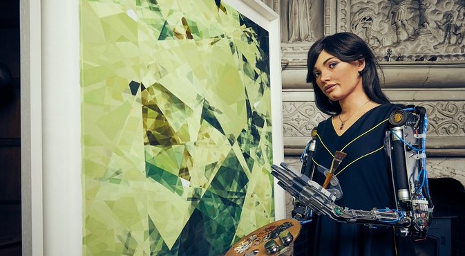 Выставка работ робота-художницы состоится в Великобритании