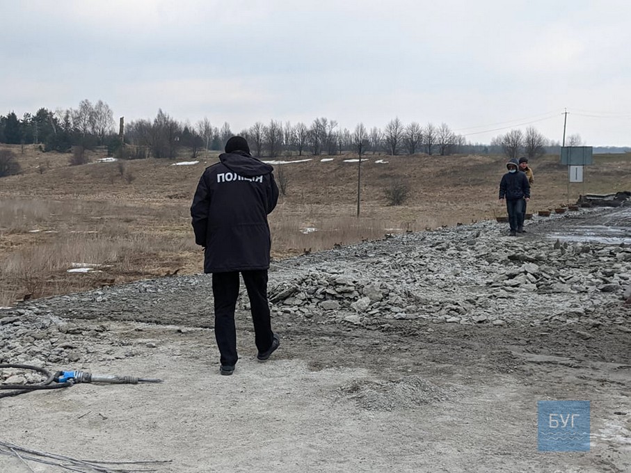 Обвал мосту на Волині