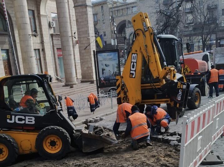 В центре Киева меняют брусчатку: перечень улиц