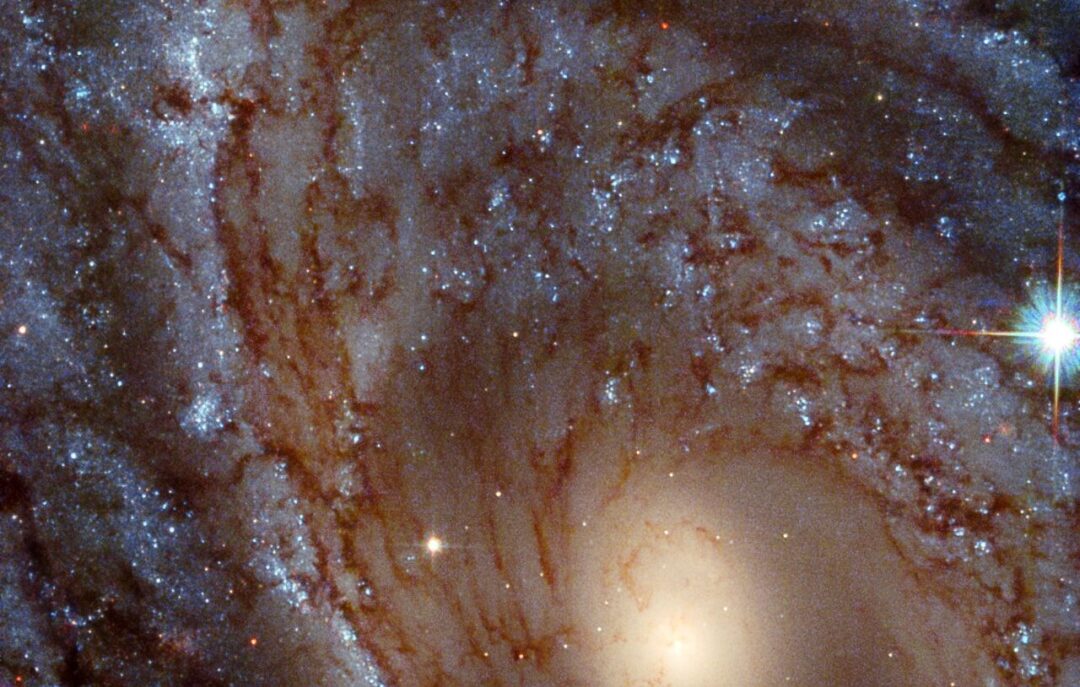 Хаббл показал новую галактику с молодыми звездами - фото