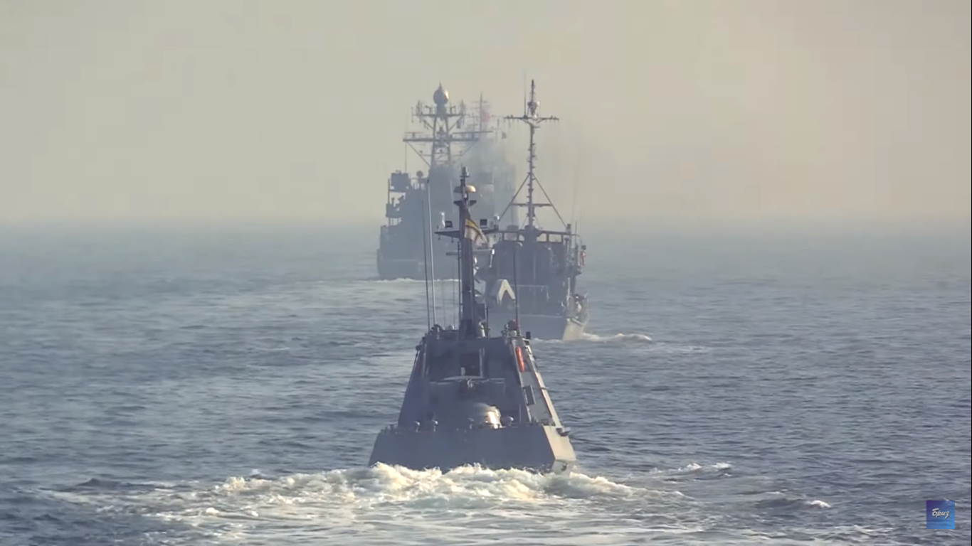 Украина совместно с Румынией провели учения в Черном море