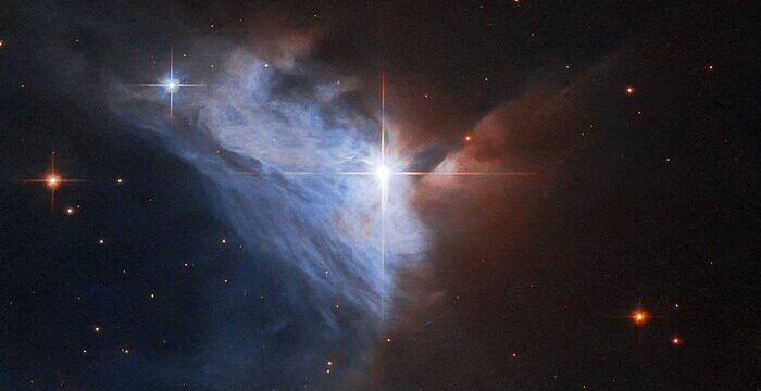 Hubble показал звезду в созвездии Единорог