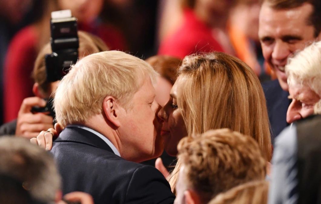 Борис Джонсон и Керри Саймондс