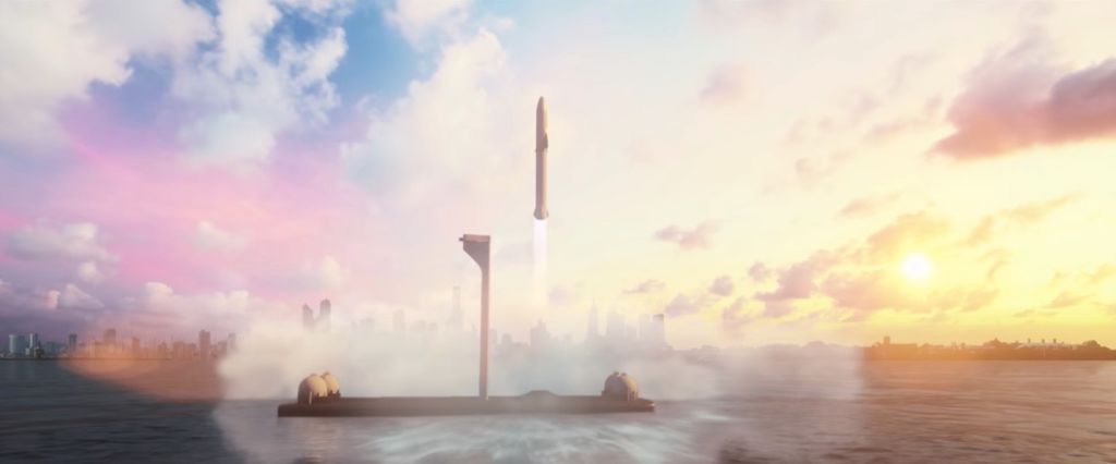 Компанія Ілона Маска SpaceX будує перші плавучі космодроми