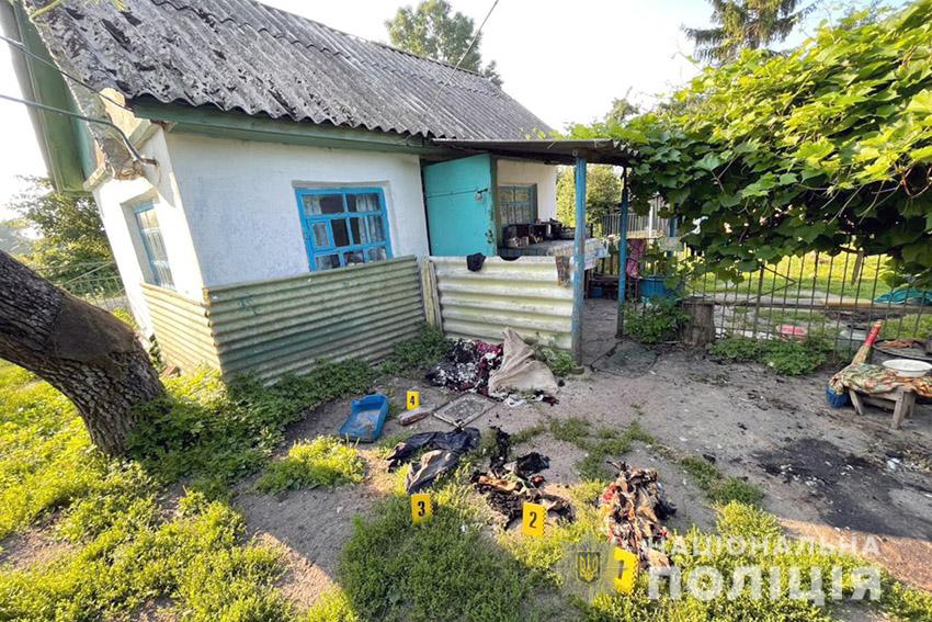 В Хмельницкой области пенсионерка подожгла живьем своего сожителя