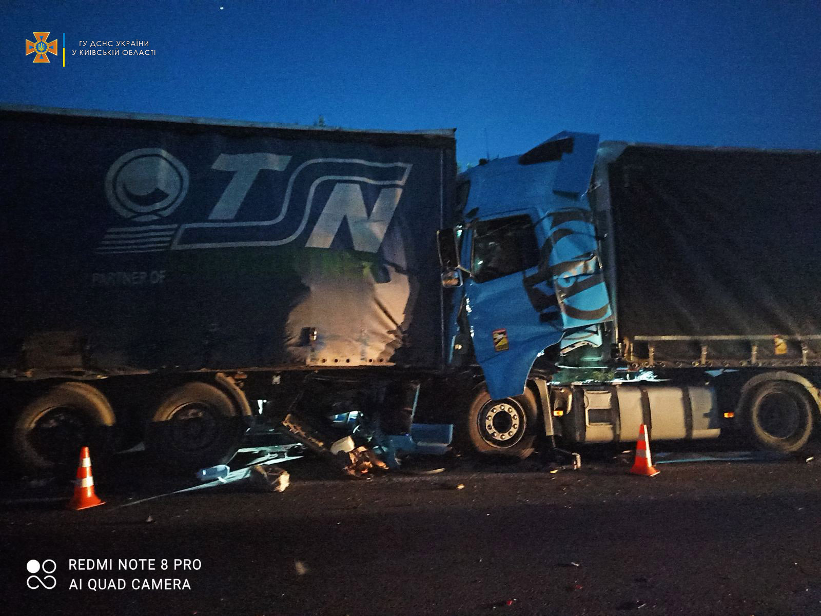 Три фури зіштовхнулися на трасі у Борисполі - фото