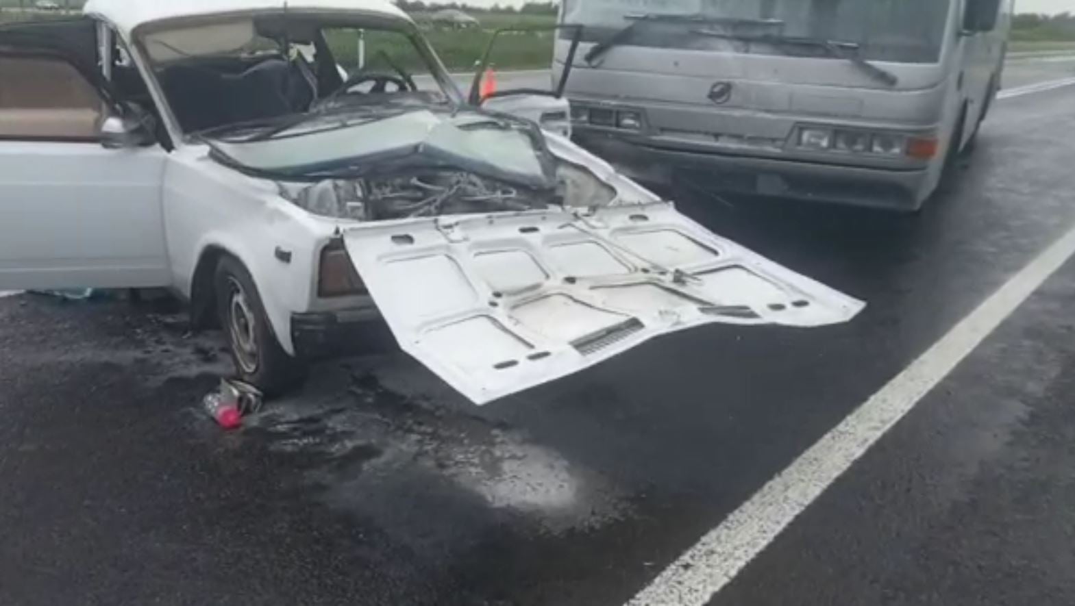 Супруги с двумя детьми попали в смертельное ДТП в Херсонской области - фото