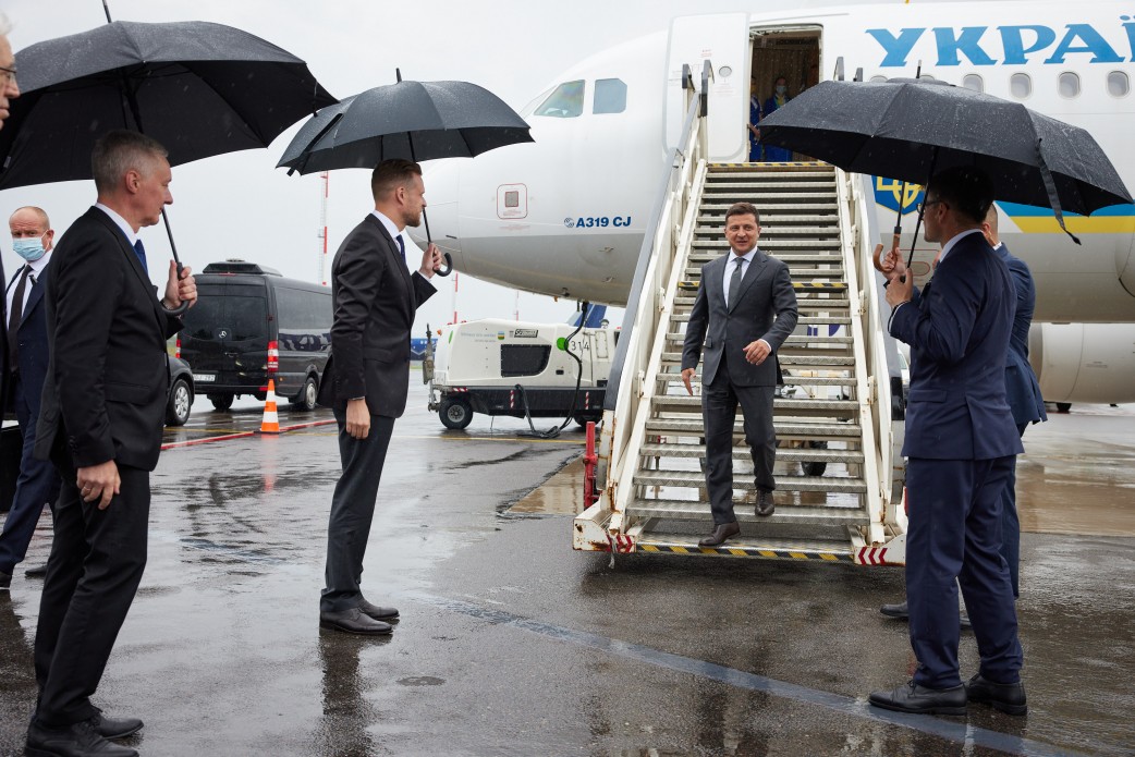 Встреча президентов Украины и Литвы началась в Вильнюсе