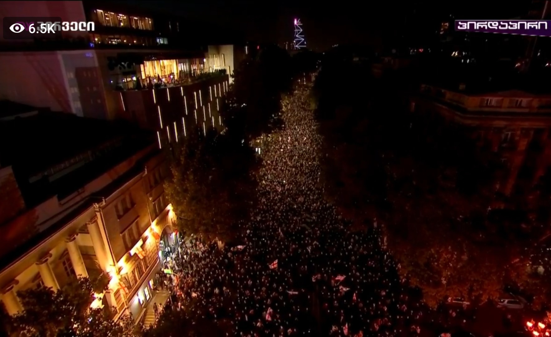 Акція на підтримку Міхеїла Саакашвілі