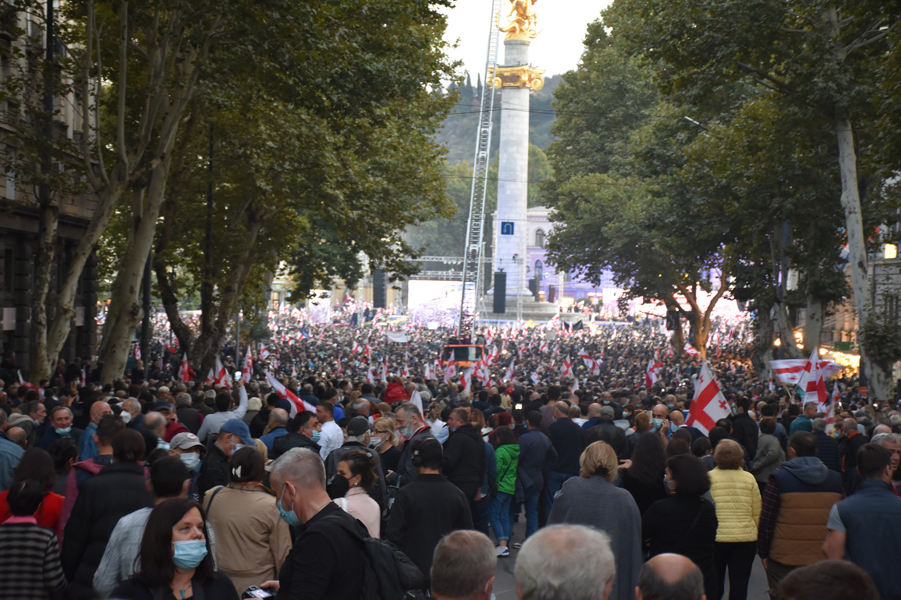 Акція на підтримку Міхеїла Саакашвілі