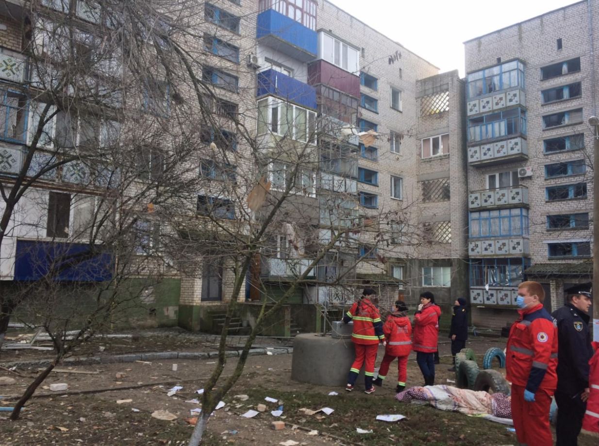 Взрыв газа в жилом доме в Николаевской области