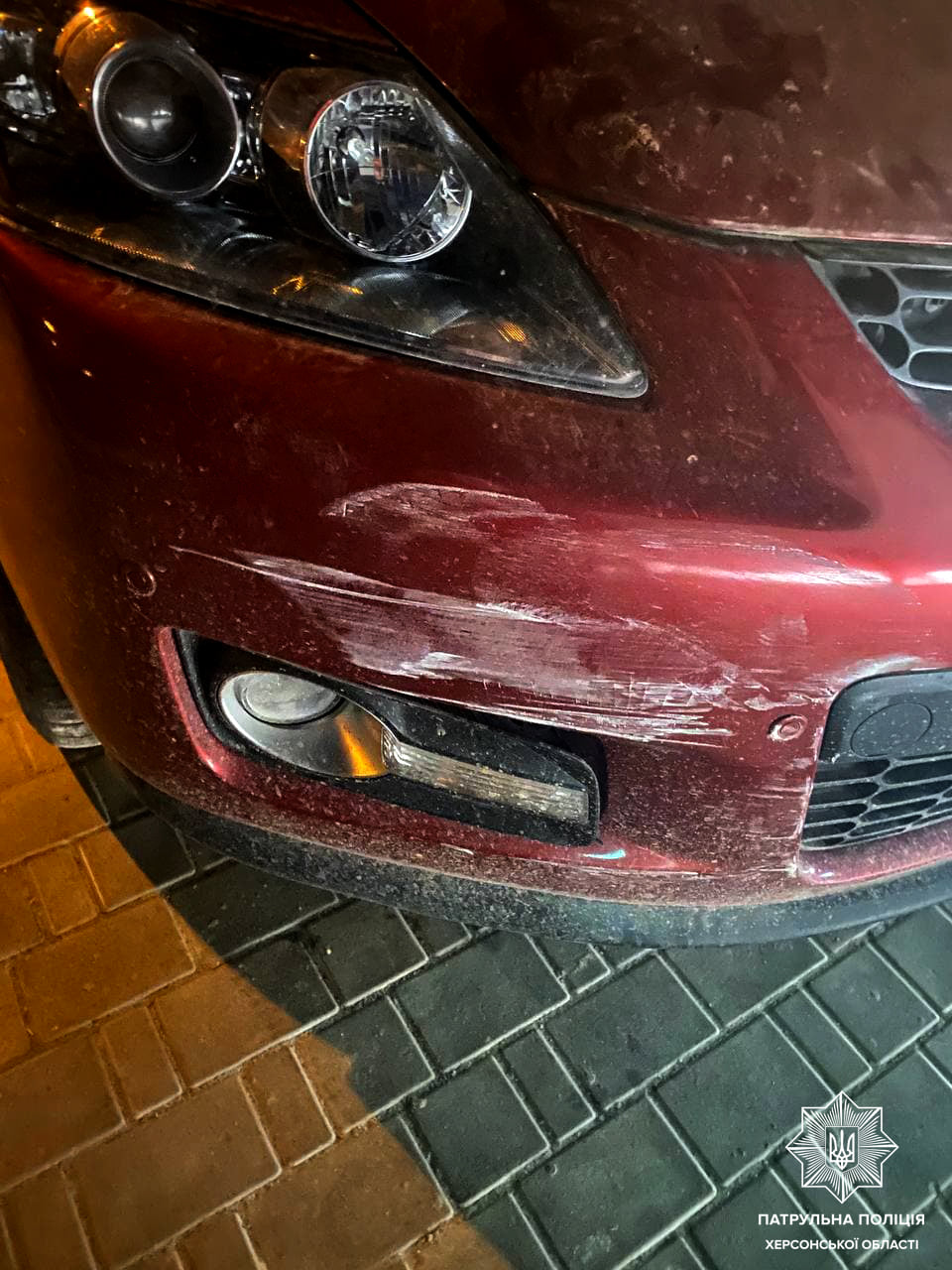 П'яна водійка втекла з місця ДТП та вдарила поліцейського в Херсоні - фото