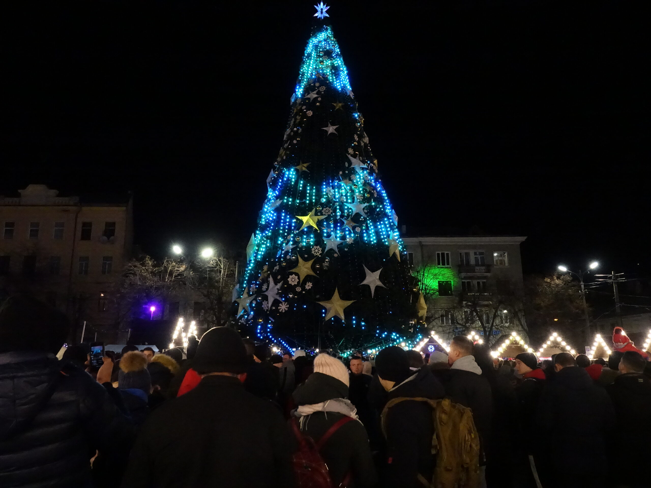 Новогодняя елка в Черновцах. Фото: city.cv.ua