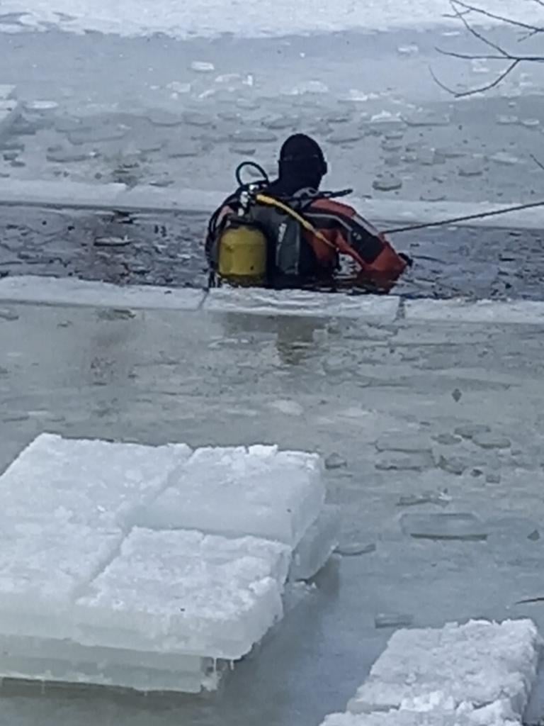 Чоловік потонув під час купання на Водохреще / Поліція Київської області у Facebook
