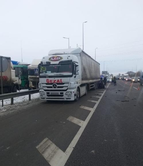 ДТП під Києвом. Фото: facebook.com/pol.kyivregion