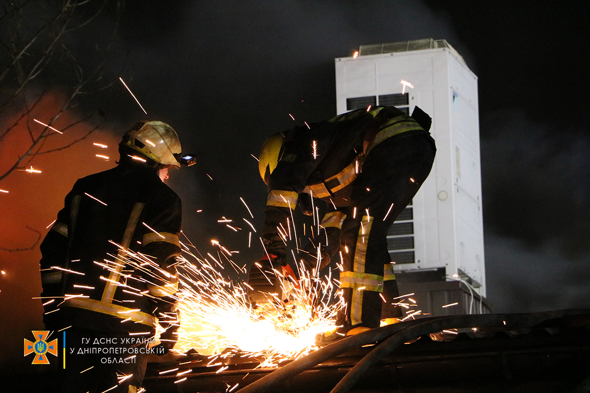 Пожежа в ресторанному комплексі в Дніпропетровській області. Фото: dp.dsns.gov.ua