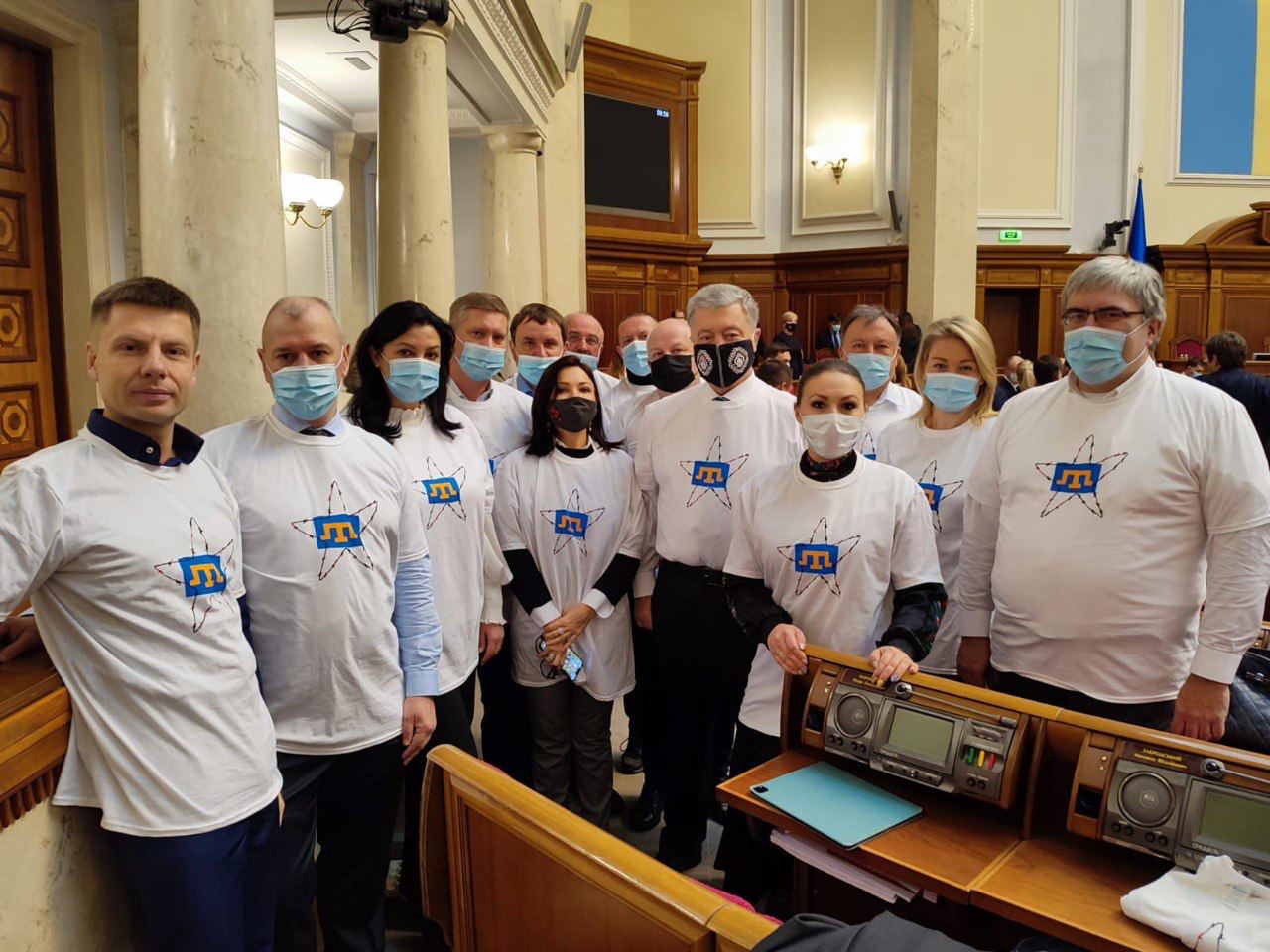 Народные депутаты от "Европейской солидарности" / Фото: t.me/oleksiihoncharenko