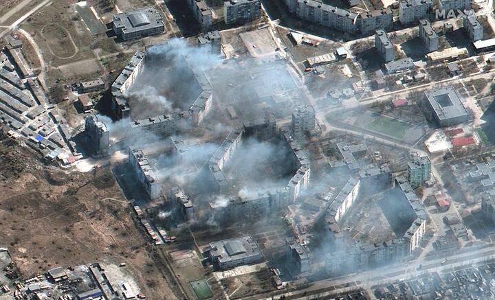 Мариуполь после обстрелов российских военных / Фото: t.me/Pravda_Gerashchenko