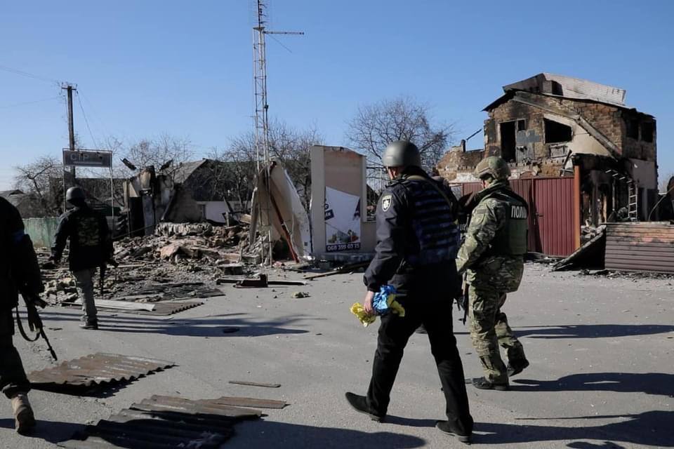 Українські захисники відбили Макарів / Скрін з відео