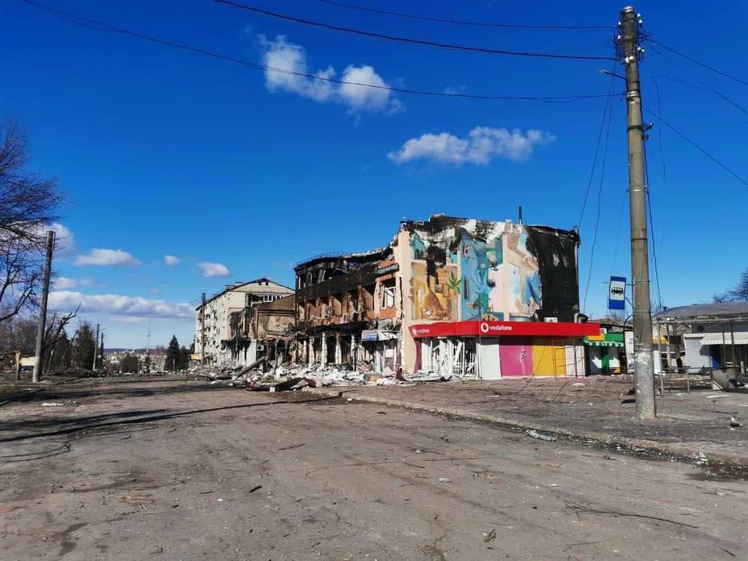 Ізюм, Харківська область. Наслідки російських обстрілів / Фото з Telegram