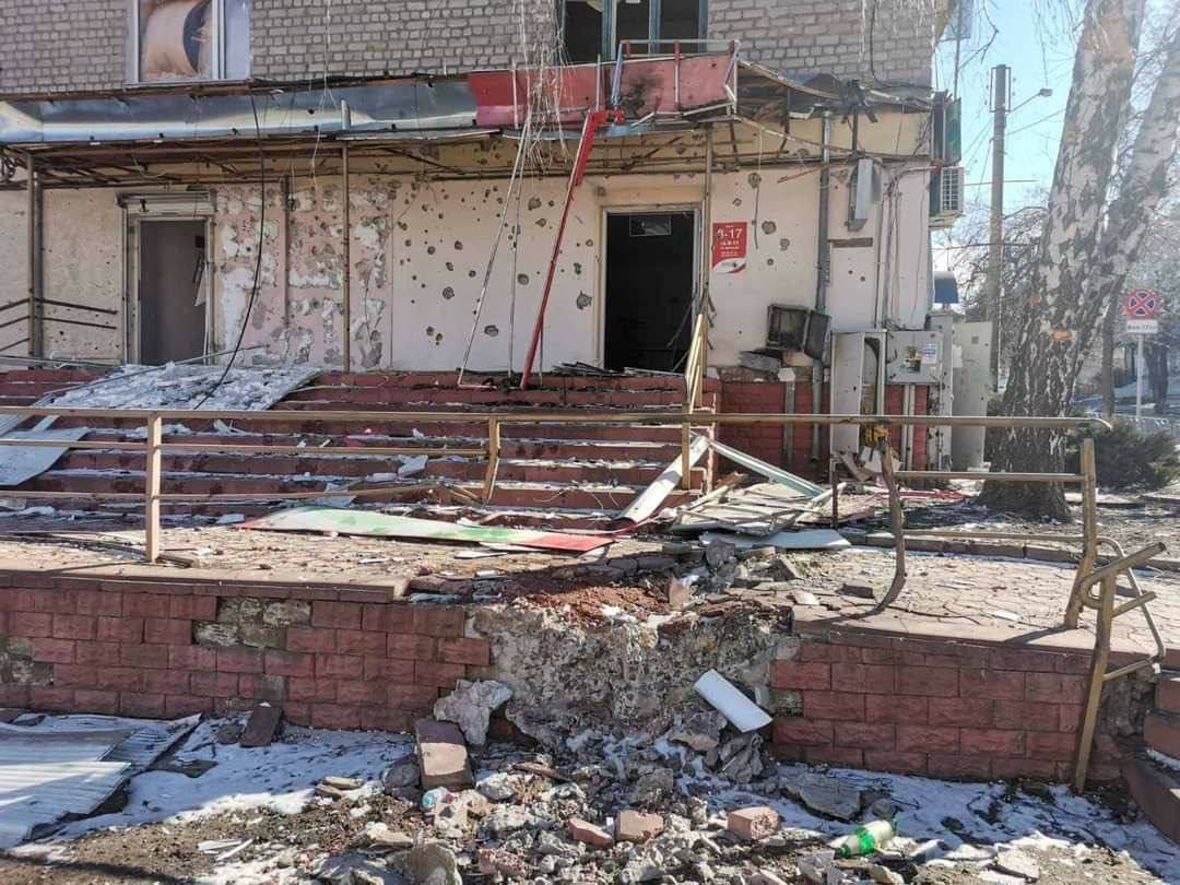 Ізюм, Харківська область. Наслідки російських обстрілів / Фото з Telegram