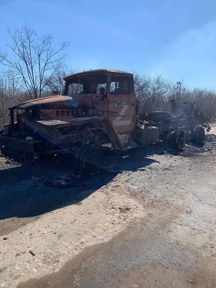 Українські військові знищили машини забезпечення російських окупантів / Фото: facebook.com/GeneralStaff.ua