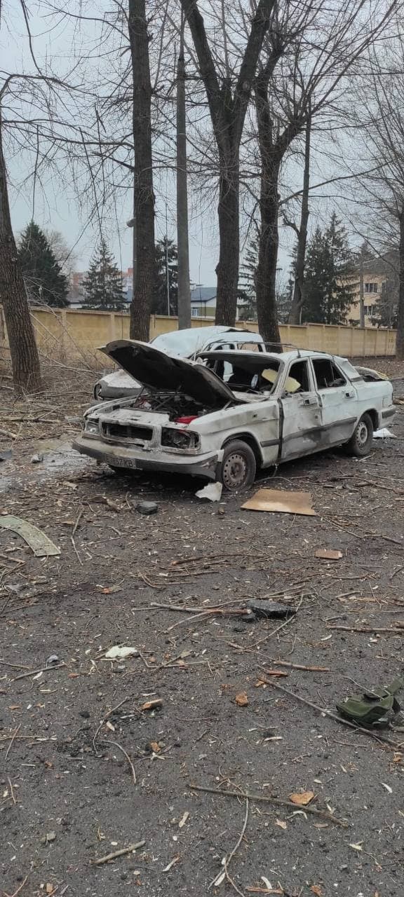 Наслідки російського обстрілу Чернігова / Фото: Суспільне Чернігів