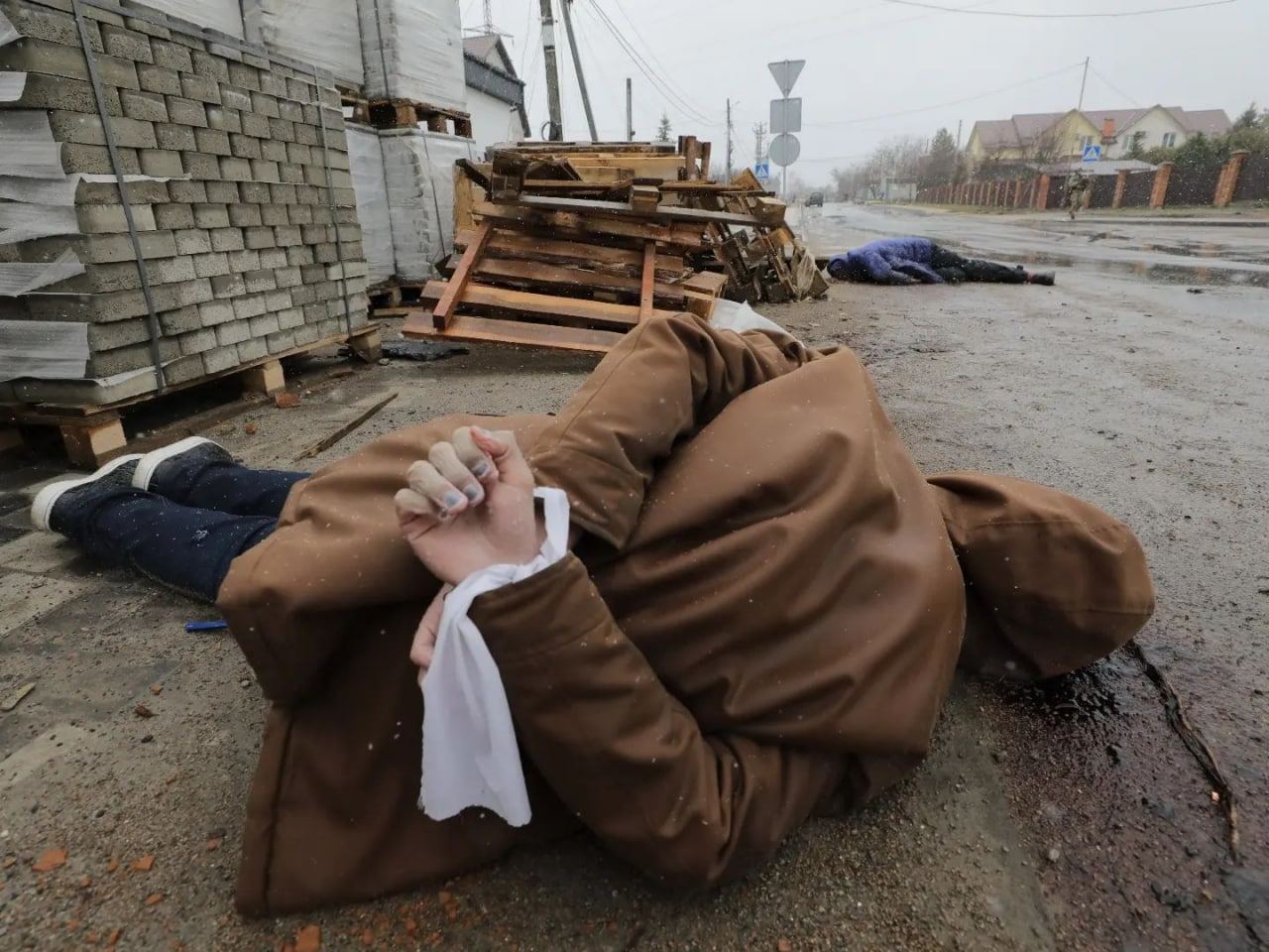 Російські військові влаштували масовий геноцид українців у Бучі / Фото з Telegram