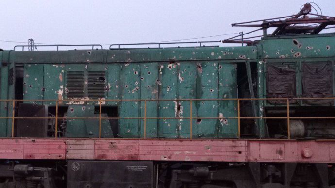 Оккупанты обстреляли железнодорожную станцию в центральной части Украины