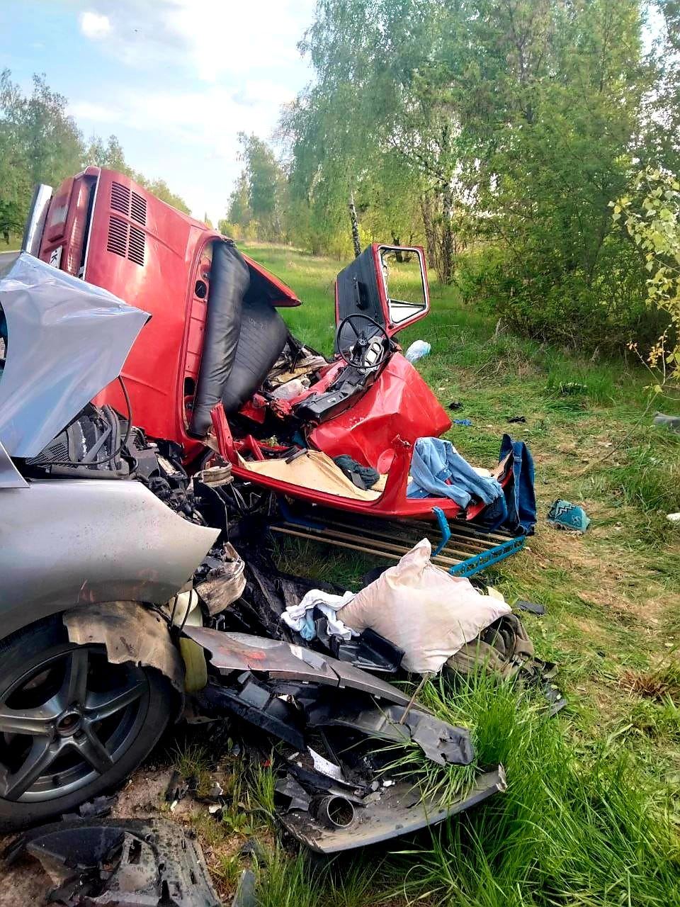 Легковик спричинив потрійне ДТП на Білоцерківщині: загинула жінка (фото)