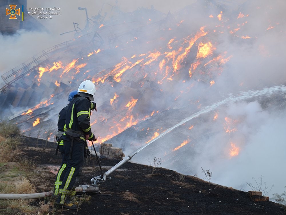 Огромный зерновой терминал уничтожили рашисты в Николаеве
