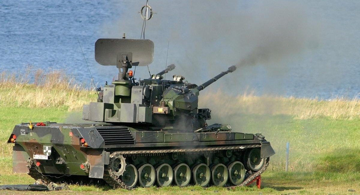 Три самохідні артилерійські установки Gepard прибули в Україну з Німеччини