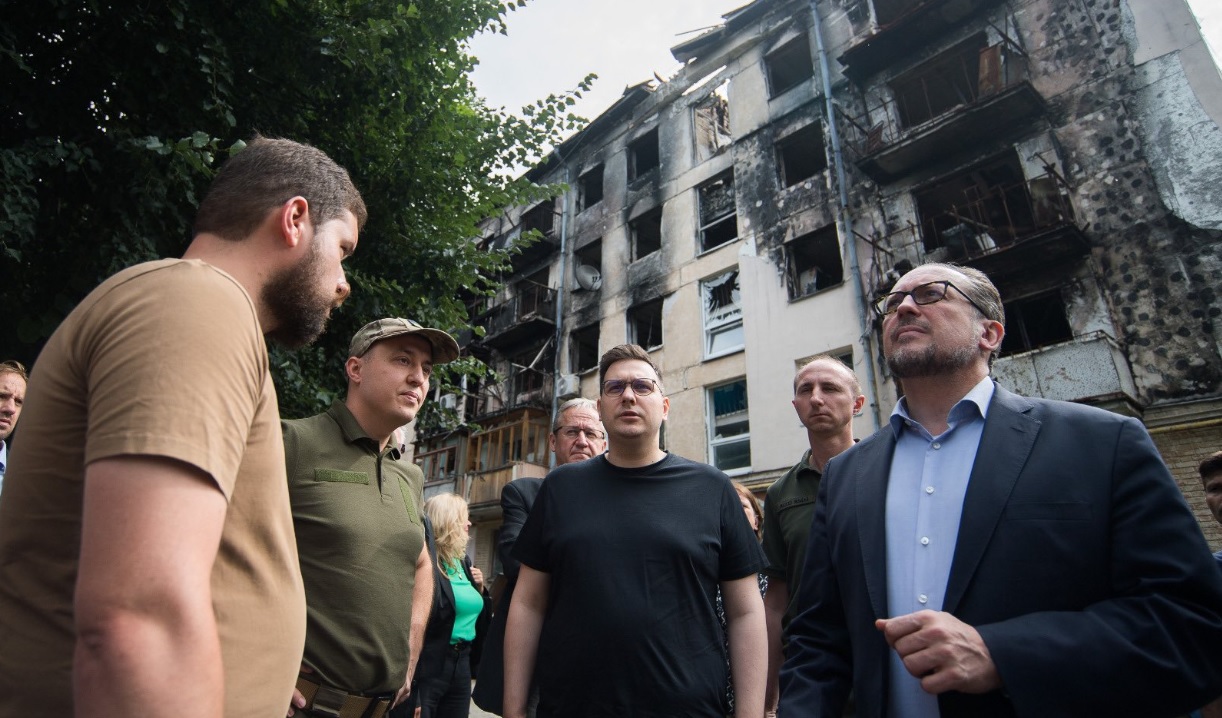 Главы МИД Австрии и Чехии приехали в Киев - фото, видео