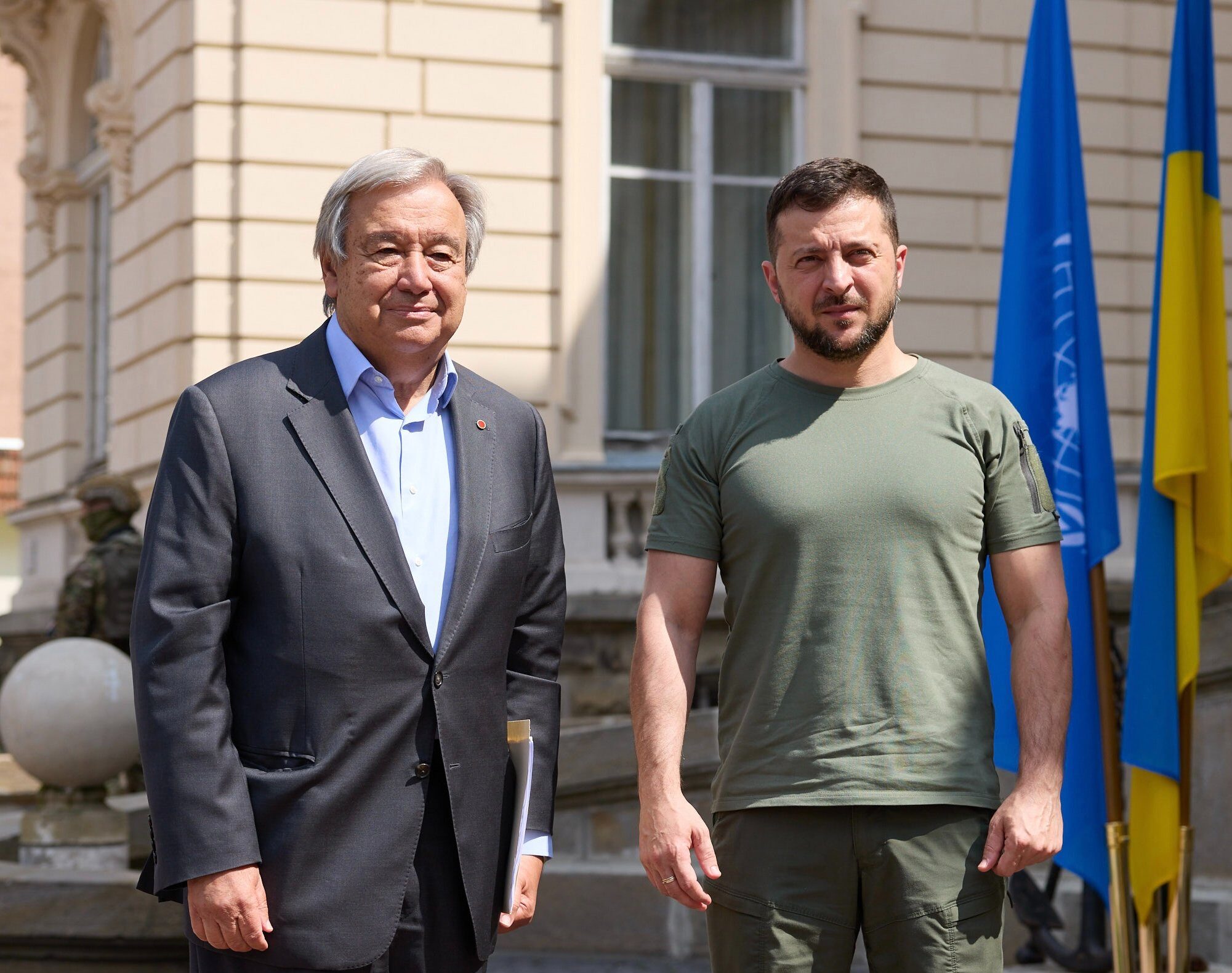 Зеленський у Львові провів зустріч з Генсеком ООН - фото