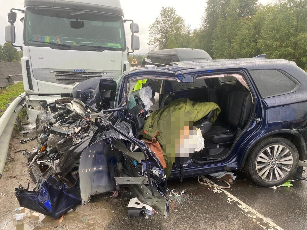 Водитель легковушки погиб на автодороге Киев-Чоп (фото)