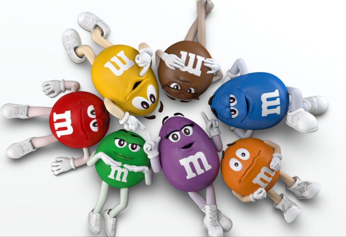В компании конфет M&M`s появился новый фиолетовый персонаж