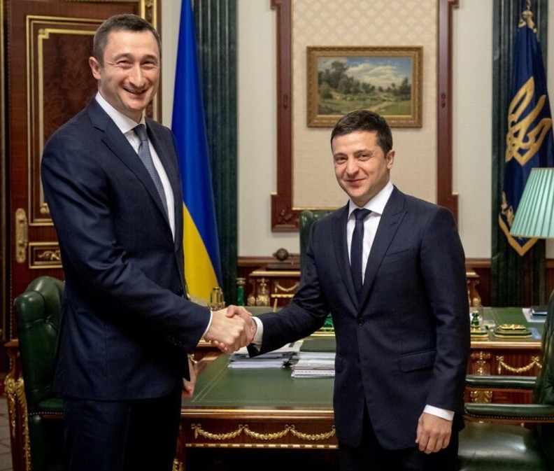 Алексей Чернышев с президентом Зеленским