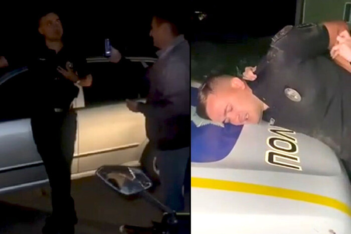 У Старій Синяві на Хмельниччині п`яний начальник місцевої поліції "розбирався" зі скутеристами