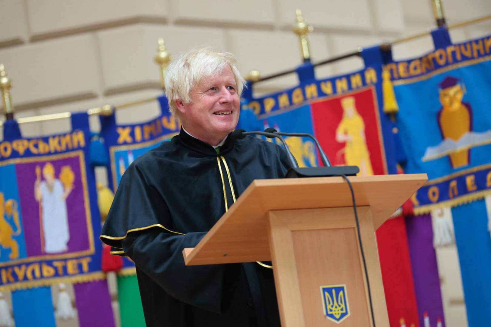 Борис Джонсон став частиною львівської академічної спільноти